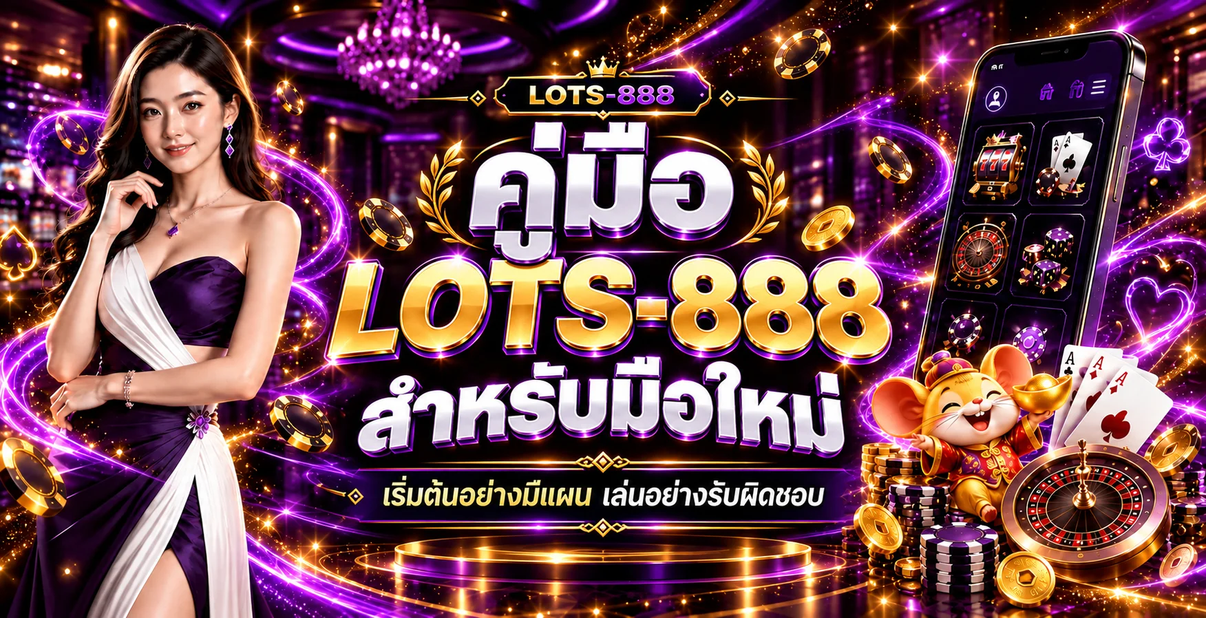 LOTS-888 คู่มือสำหรับมือใหม่ ตั้งงบ ทดลองเล่น และใช้งานปลอดภัย